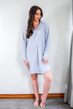 Load image into Gallery viewer, Ladies Winter Luxury Sleep Shirt - Grey
